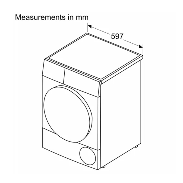 Bosch Serie 6 WQG245R9GB Heat Pump Dryer 2