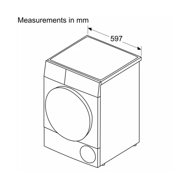 Bosch Serie 6 WPG23108GB Condenser Dryer 2