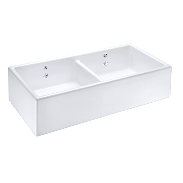 Shaws Shaker 900 Double Bowl Belfast Sink 1