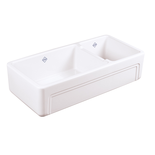 Shaws Egerton Double Offset Bowl Belfast Sink 1