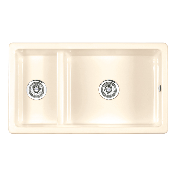 Shaws Bradshaw 900 Undermount / Inset Double Bowl Sink 1