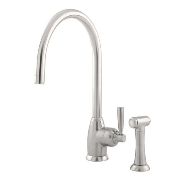 Perrin & Rowe Mimas 4846 Single Lever Tap inc Side Rinse 1