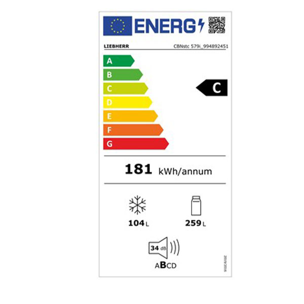 Liebherr CBNstc579i Fridge Freezer 2