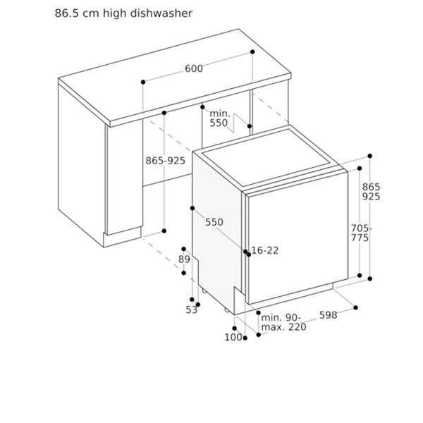 Gaggenau 400 Series DF481101 Dishwasher 2