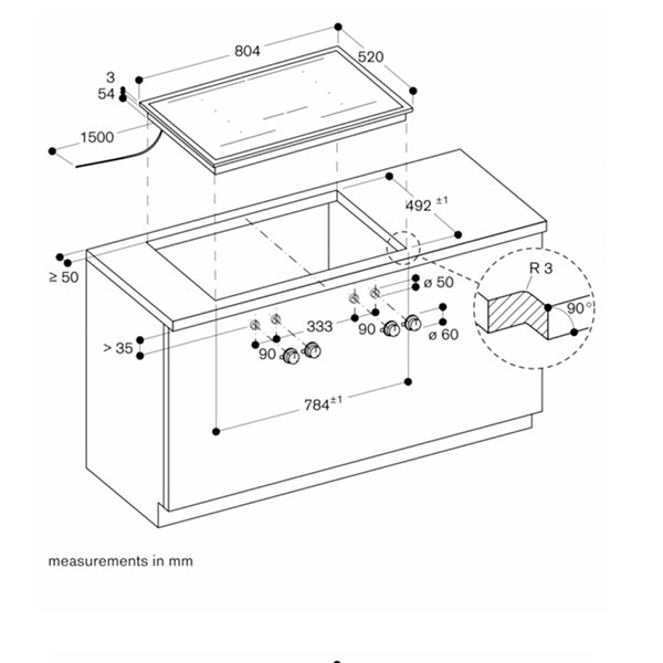 Gaggenau 400 Series VI482115 Flex Induction Hob 2