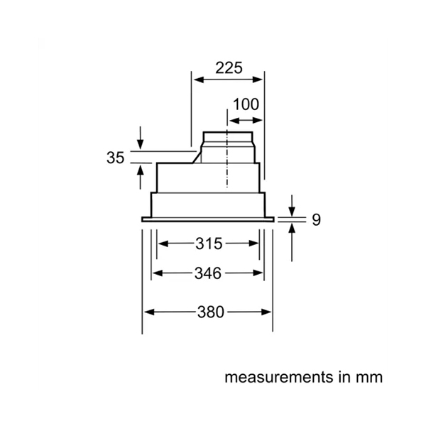 Siemens iQ300 LB75565GB Canopy Hood 2