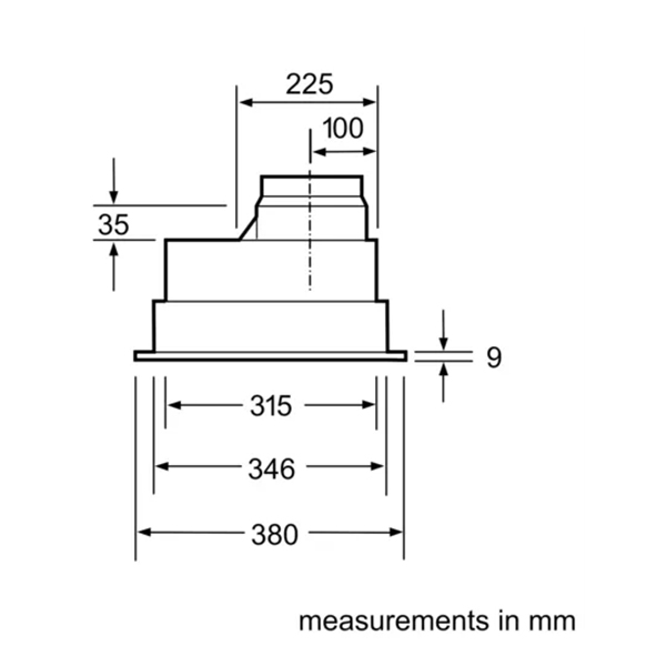 Siemens iQ300 LB55565GB Canopy Hood 2