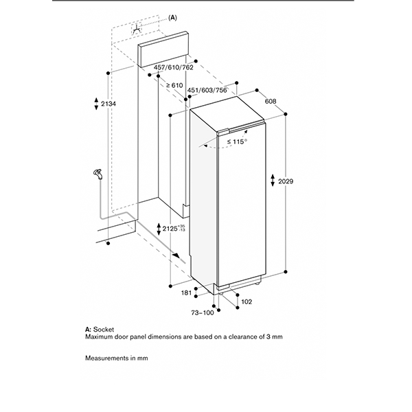 Gaggenau Vario 400 RF411306  Freezer 2