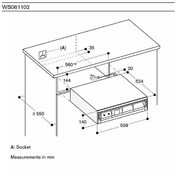 Gaggenau 400 Series WS061102 Warming Drawer 2