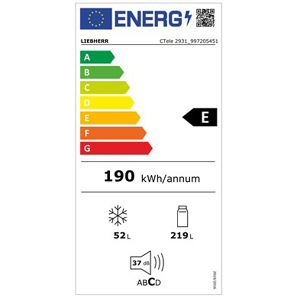 Liebherr CTele2931 Fridge Freezer 3