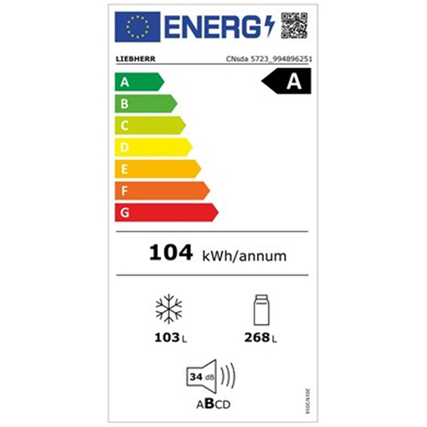 Liebherr Plus CNsda 5723 Fridge Freezer 3