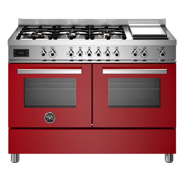 Bertazzoni Professional PRO126G2EROT Dual Fuel Range Cooker 1