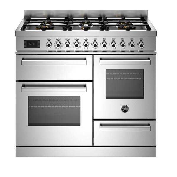 Bertazzoni Professional PRO106L3EXT Dual Fuel Range Cooker 1