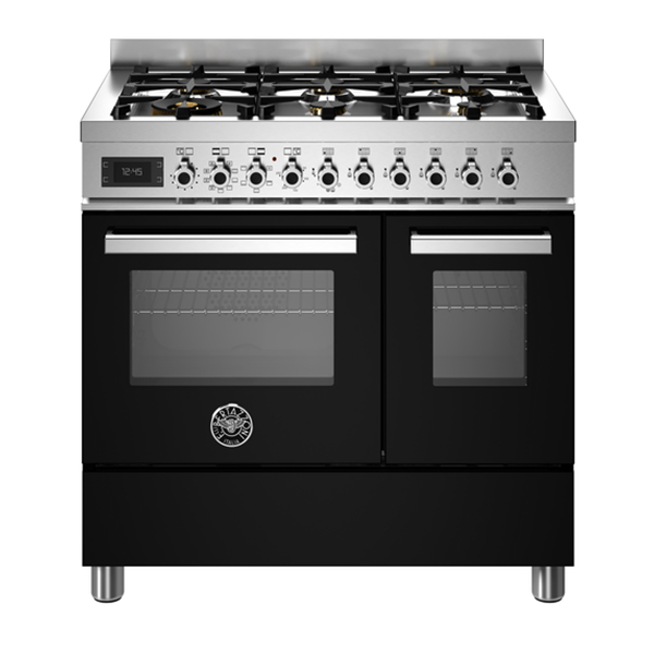 Bertazzoni Professional PRO96L2ENET Dual Fuel Range Cooker 1