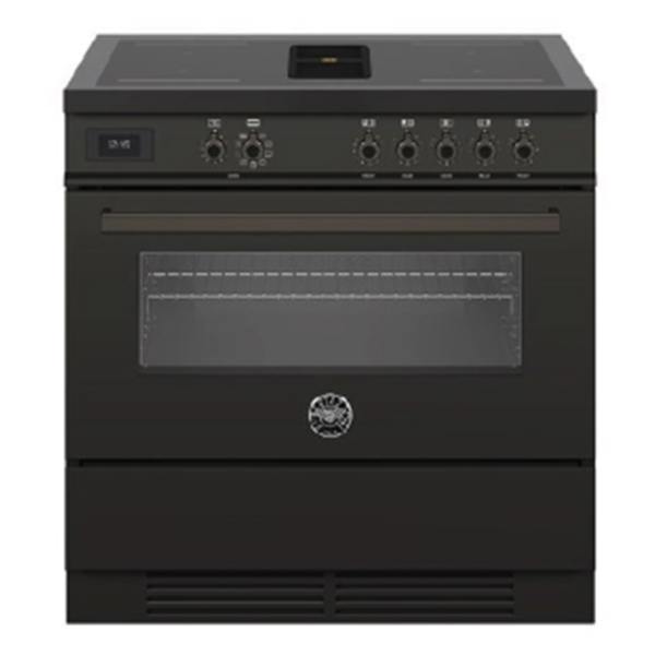 Bertazzoni Professional PROCH94I1E Air-Tec Induction Range Cooker inc Integrated Extraction 1