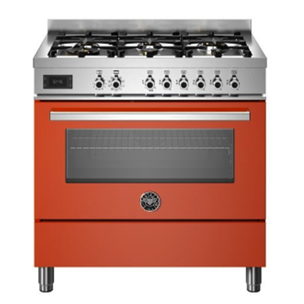 Bertazzoni Professional PRO96L1EART Dual Fuel Range Cooker 1