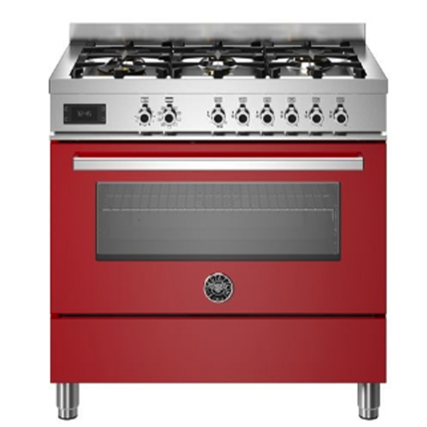 Bertazzoni Professional PRO96L1EROT Dual Fuel Range Cooker 1