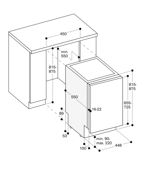 Gaggenau 200 Series DF264100 Slimline Dishwasher 4