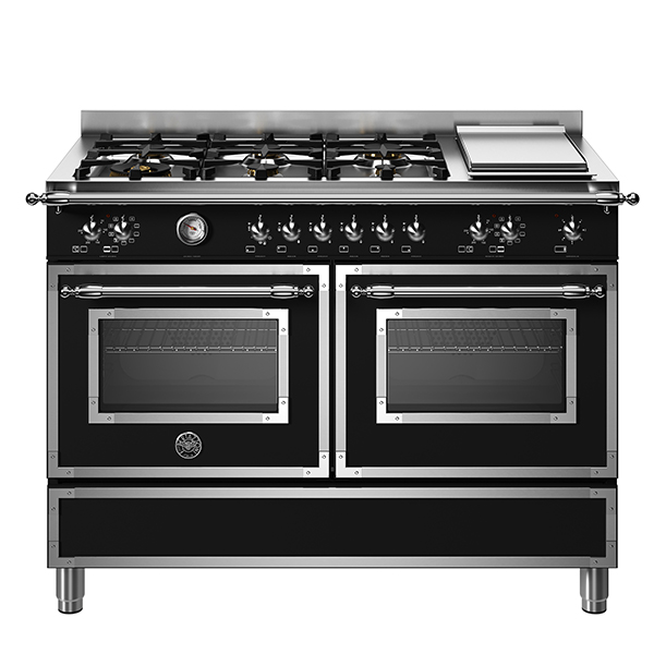 Bertazzoni Heritage HER126G2ENET Dual Fuel Range Cooker 1