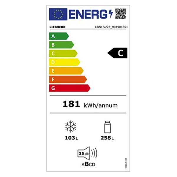 Liebherr Plus CBNC5723 Fridge Freezer 2