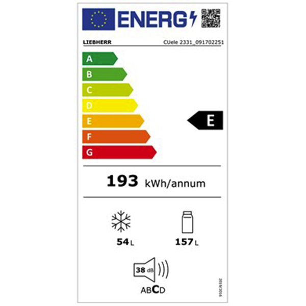 Liebherr Comfort CUele2331 Fridge Freezer 2