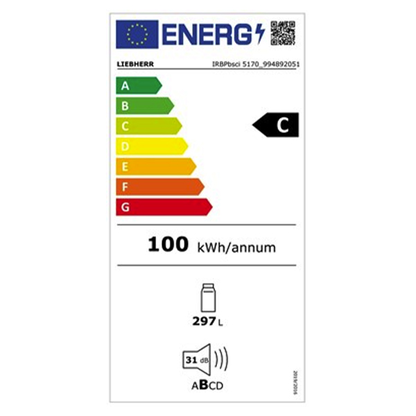 Liebherr Peak IRBPbsci5170 Larder Fridge inc BioFresh 2
