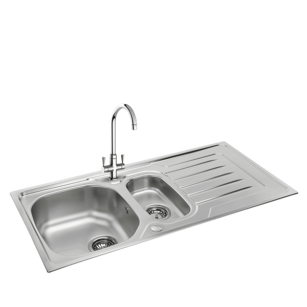 Carron Phoenix ONDA150 Inset Sink & Drainer 1