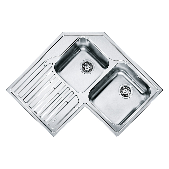 Franke Studio STX 621-E Inset Corner Sink & Drainer 1