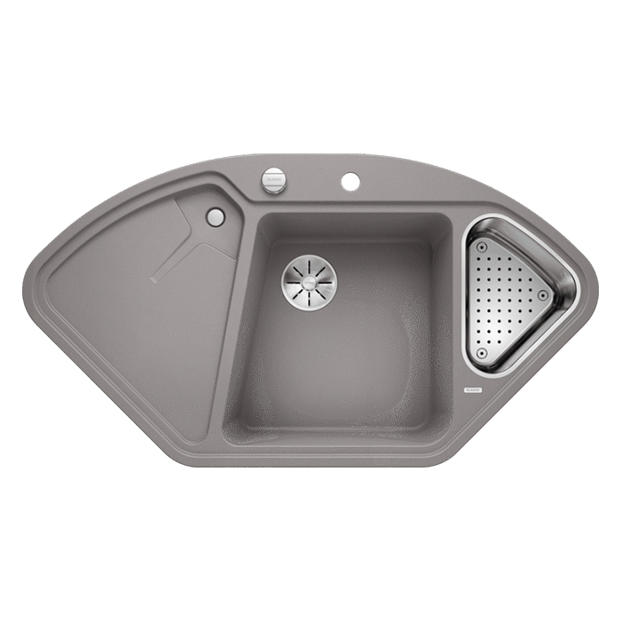 Blanco Delta II Silgranit RH Bowl Inset Sink - 523658 1