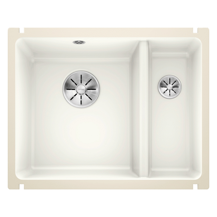 Blanco Subline 350/150-U Ceramic PuraPlus Bowl Undermount Sink - 523741 1