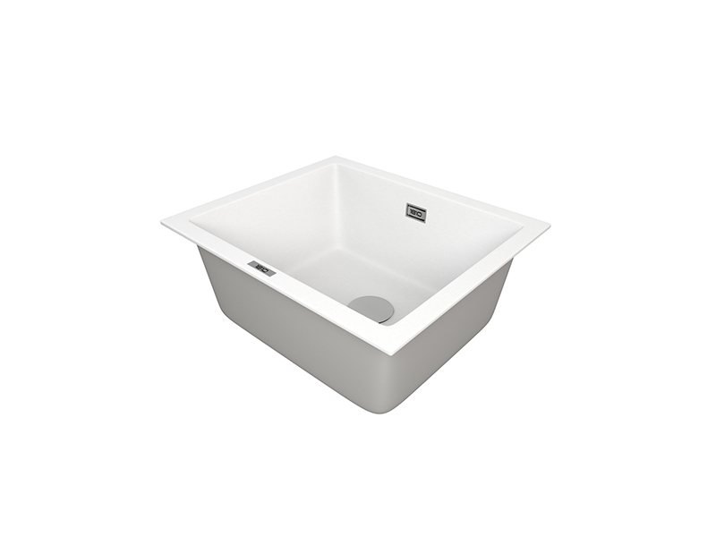 1810 CavaUno 469U Purquartz Undermount Sink 1