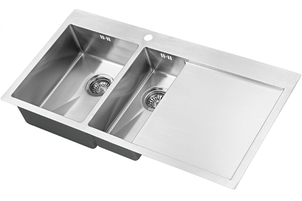 1810 ZenDuo15 6IF Inset Sink & Drainer 1