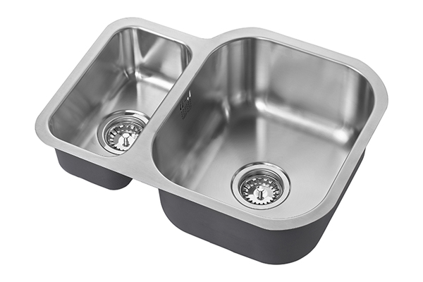 1810 EtroDuo 589/450U Undermount Sink 1