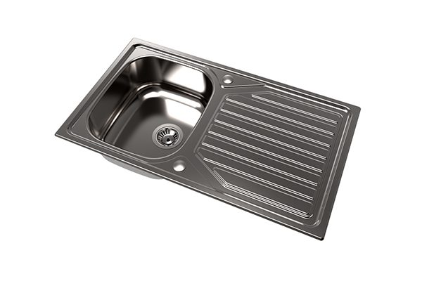 1810 VeloreUno 860i Inset Sink & Drainer 1