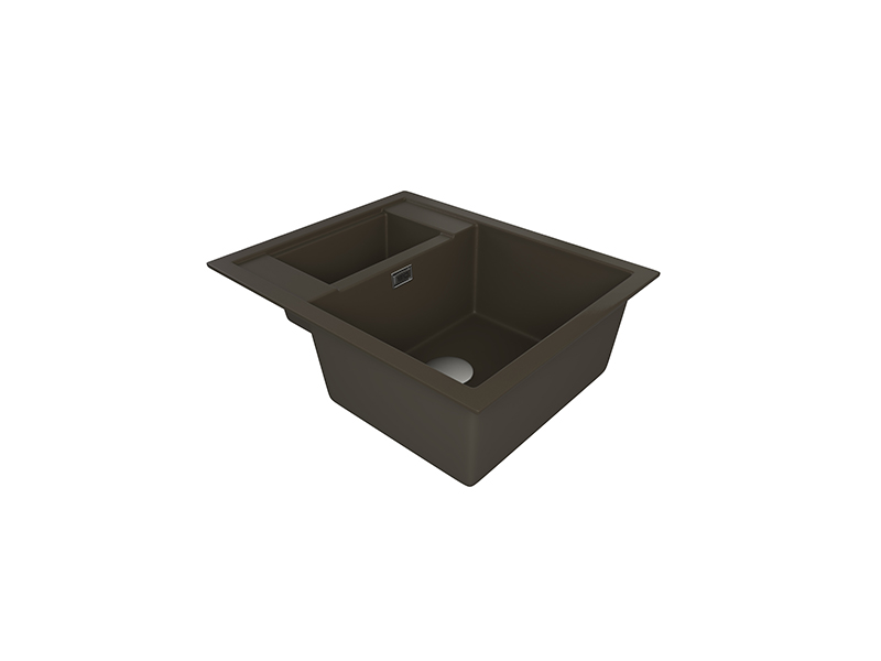 1810 ShardDuo 615 Purquartz Inset Sink 1