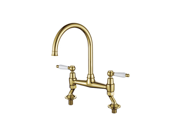 MOULINS CLASSIC BRIDGE MIXER GOLD/BRASS 1