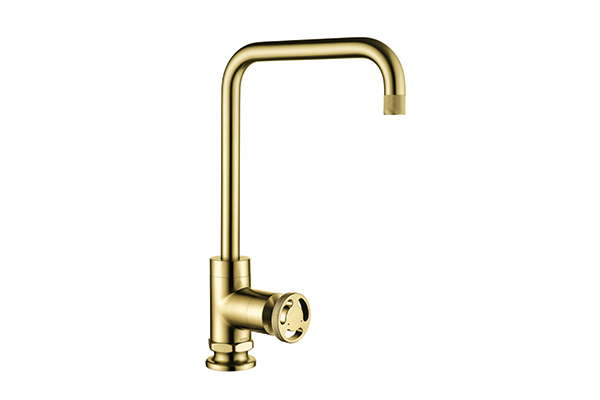 HENRY HOLT COLLECTION SINGLE LEVER BRUSHED GOLD BRASS 1