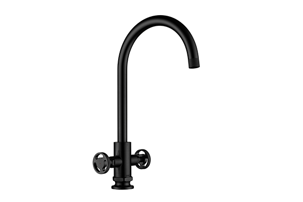 HENRY HOLT COLLECTION TWIN LEVER MATTE BLACK 1