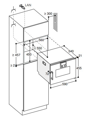 Gaggenau 200 Series BSP271 Steam Combi 2