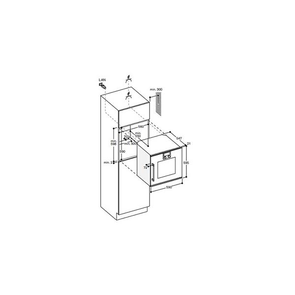 Gaggenau 200 Series BOP220112 Single Oven 2