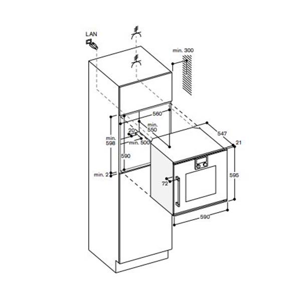 Gaggenau 200 Series BOP221112 Single Oven 2