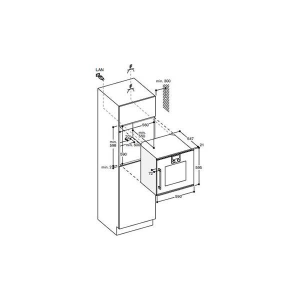 Gaggenau 200 Series BOP210102 Single Oven 2