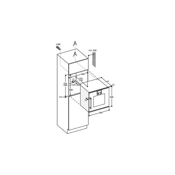 Gaggenau 200 Series BOP211112 Single Oven 2