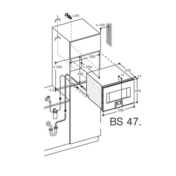 Gaggenau 400 Series BS470102 Steam Combi 2