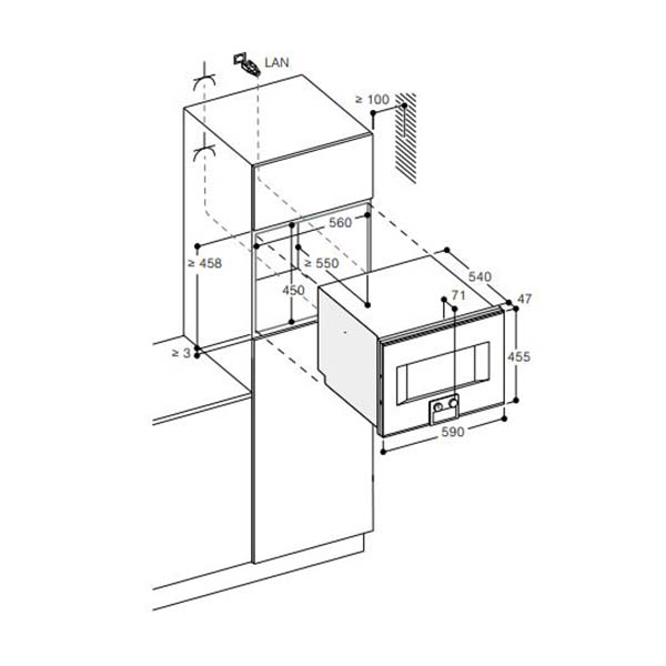 Gaggenau 400 Series BS450101 Steam Combi 2