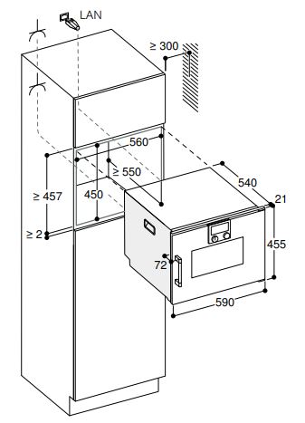 Gaggenau 200 Series BSP261101 Steam Combi 2