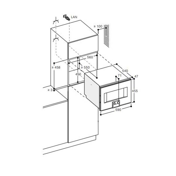 Gaggenau 400 Series BS454101 Steam Combi 2