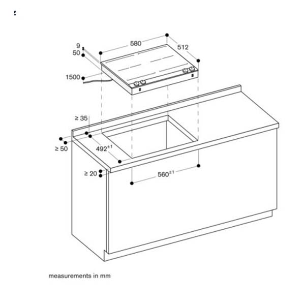 Gaggenau 200 Series VI262120  FlexInduction Hob 2