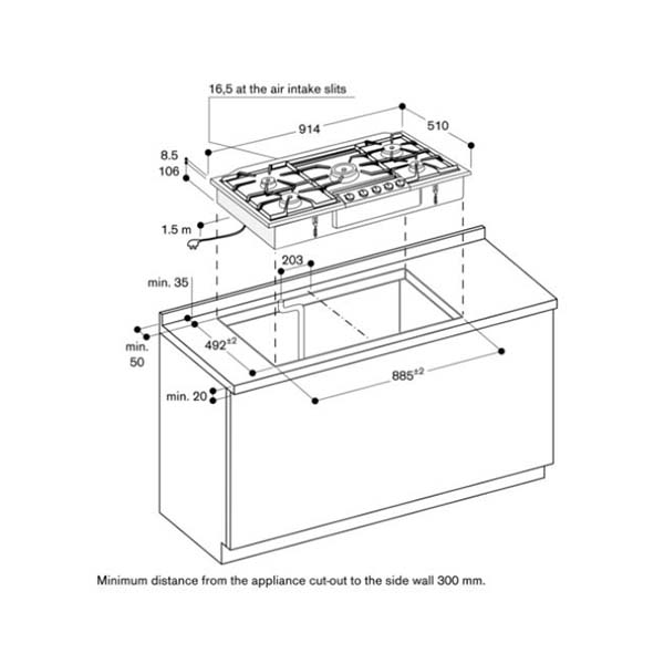 Gaggenau 200 Series VG295250 Gas Hob 2