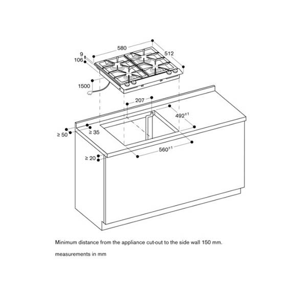 Gaggenau 200 Series VG264220 Gas Hob 2